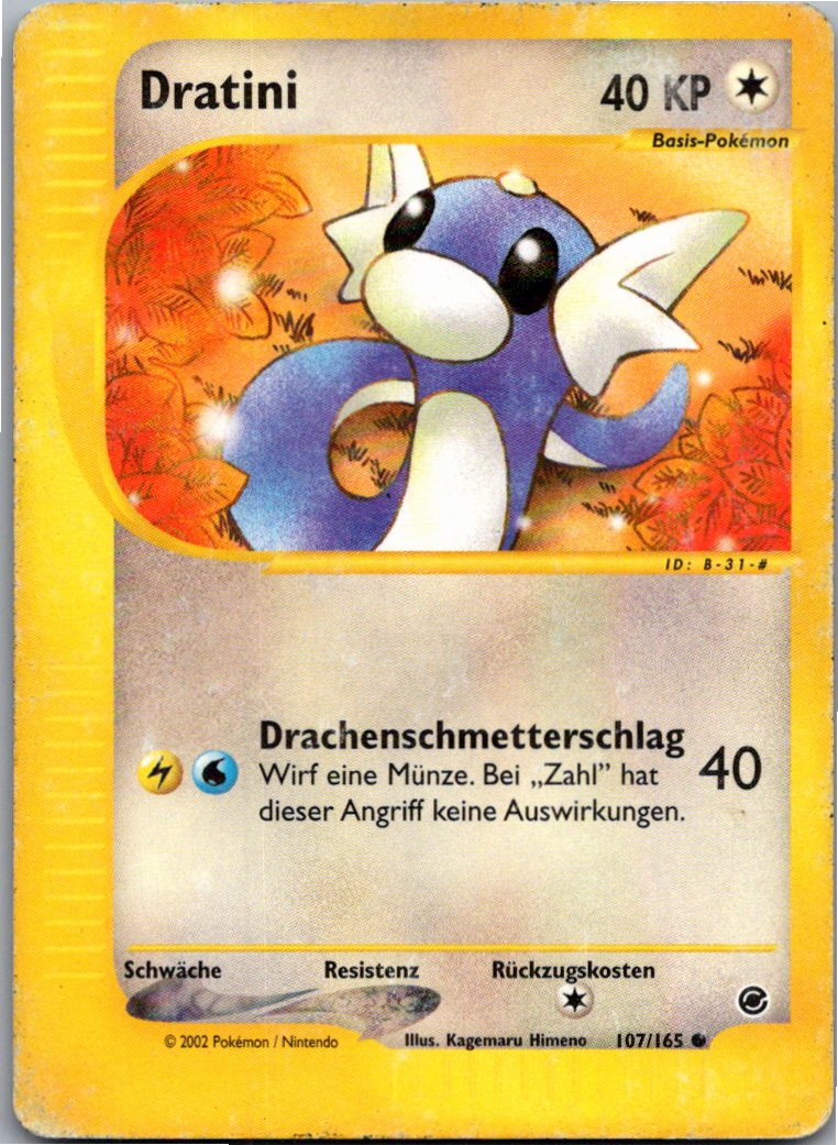 Dratini 107/165 Expedition – Vorderseite