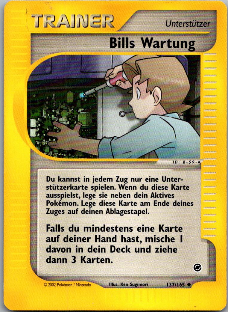 Bills Wartung 137/165 Expedition – Vorderseite