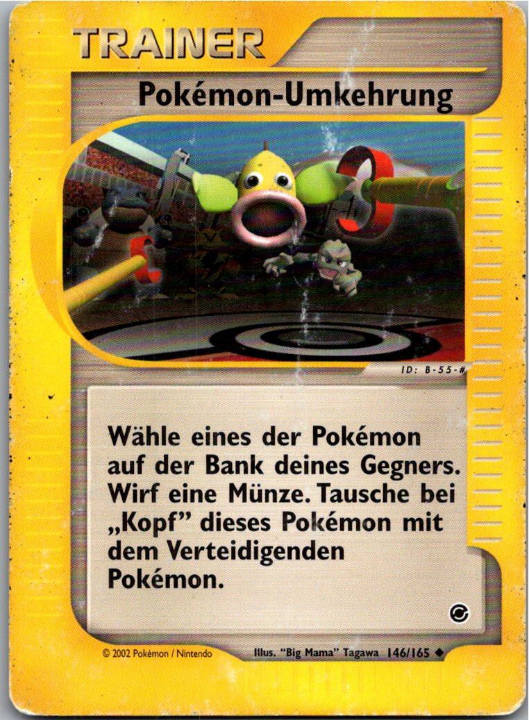 Pokémon-Umkehrung 146/165 Expedition – Vorderseite