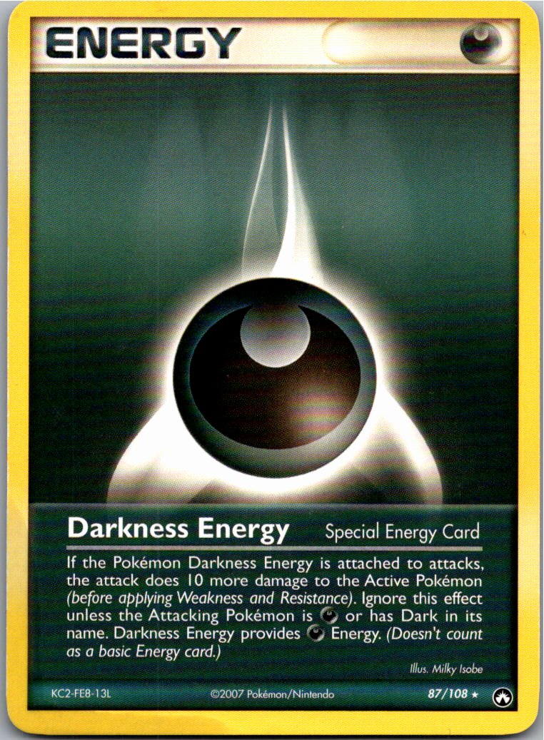 Darkness Energy Finsternis-Energie 87/108 EX Power Keepers – Vorderseite