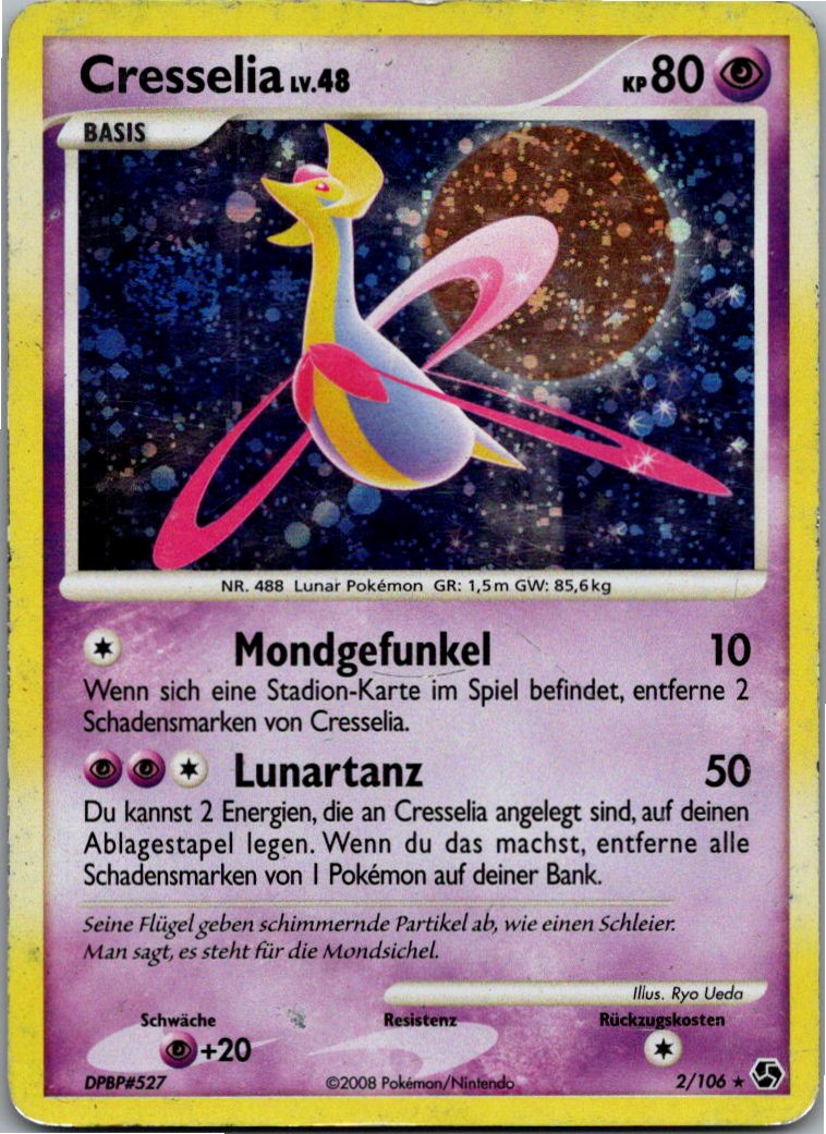 Cresselia 2/106 Epische Begegnungen – Vorderseite