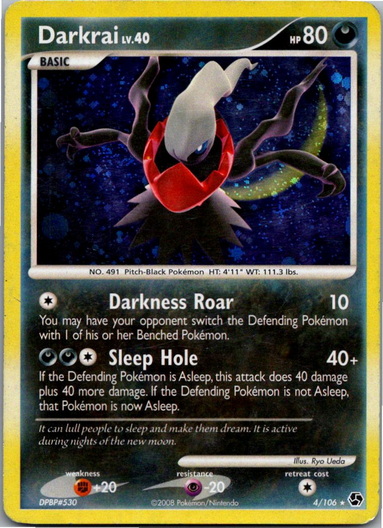 Darkrai 4/106 Epische Begegnungen – Vorderseite