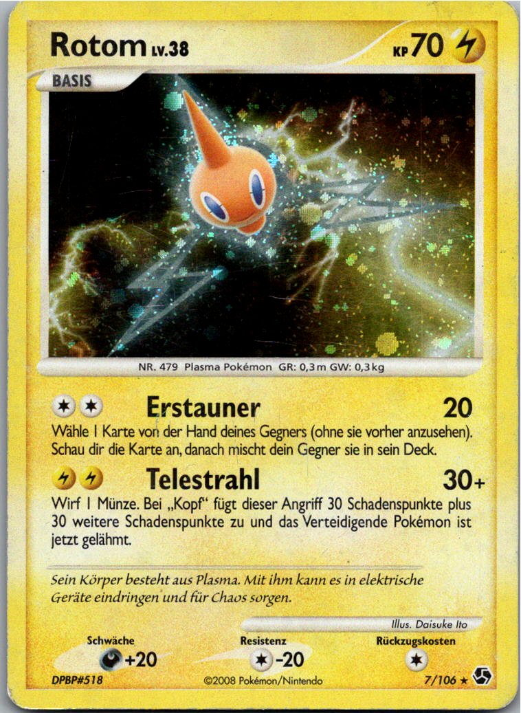 Rotom 7/106 Epische Begegnungen – Vorderseite