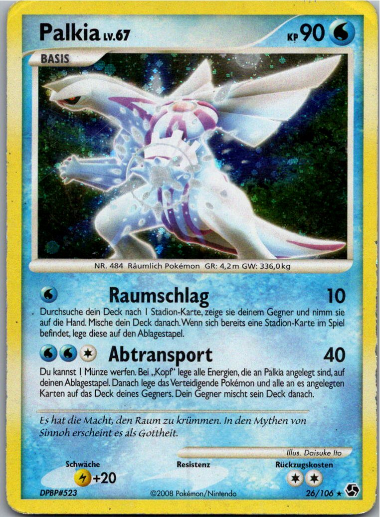 Palkia 26/106 Epische Begegnungen – Vorderseite