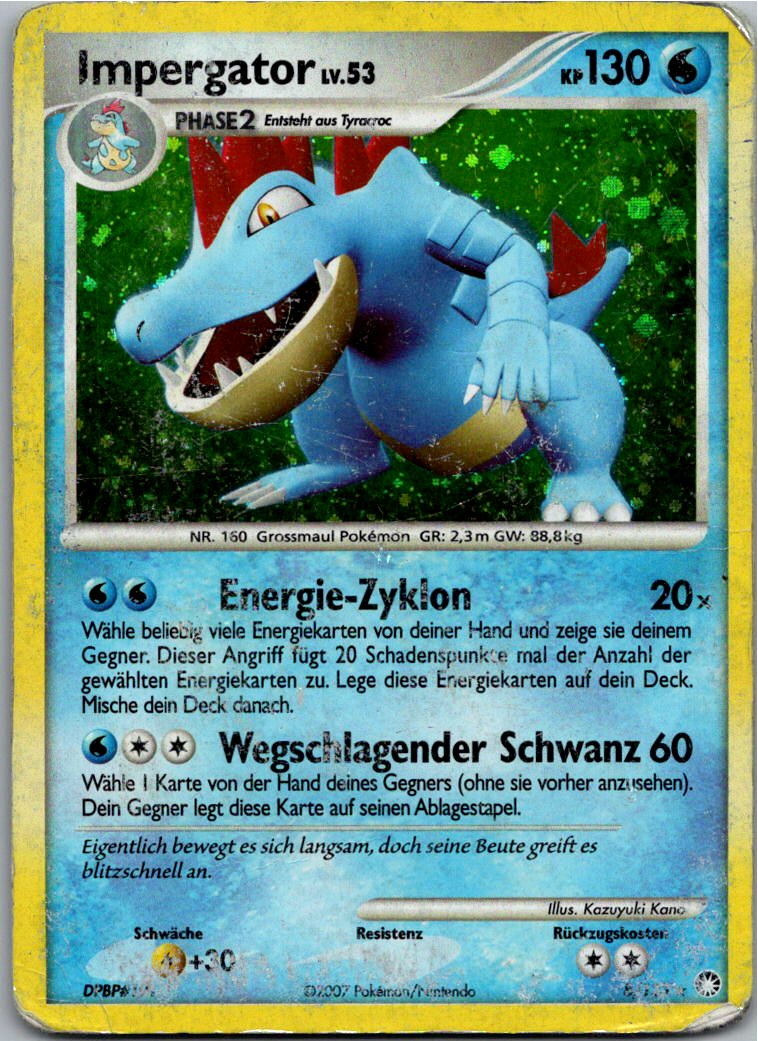 Impergator 8/123 Geheimnisvolle Schätze – Vorderseite