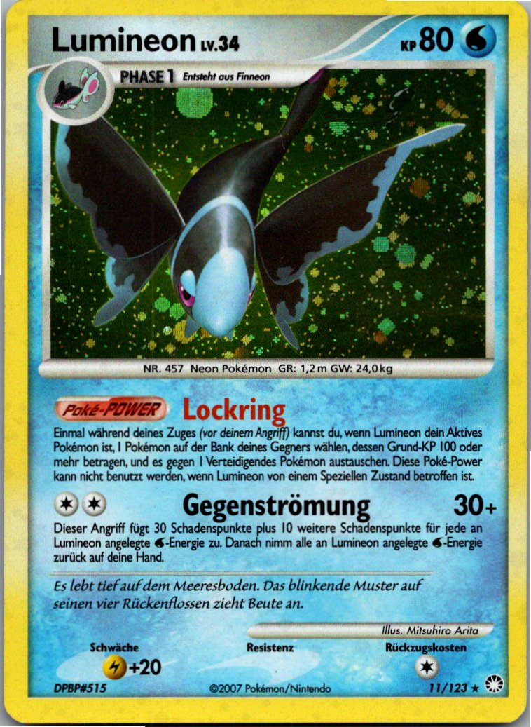 Lumineon 11/123 Geheimnisvolle Schätze – Vorderseite