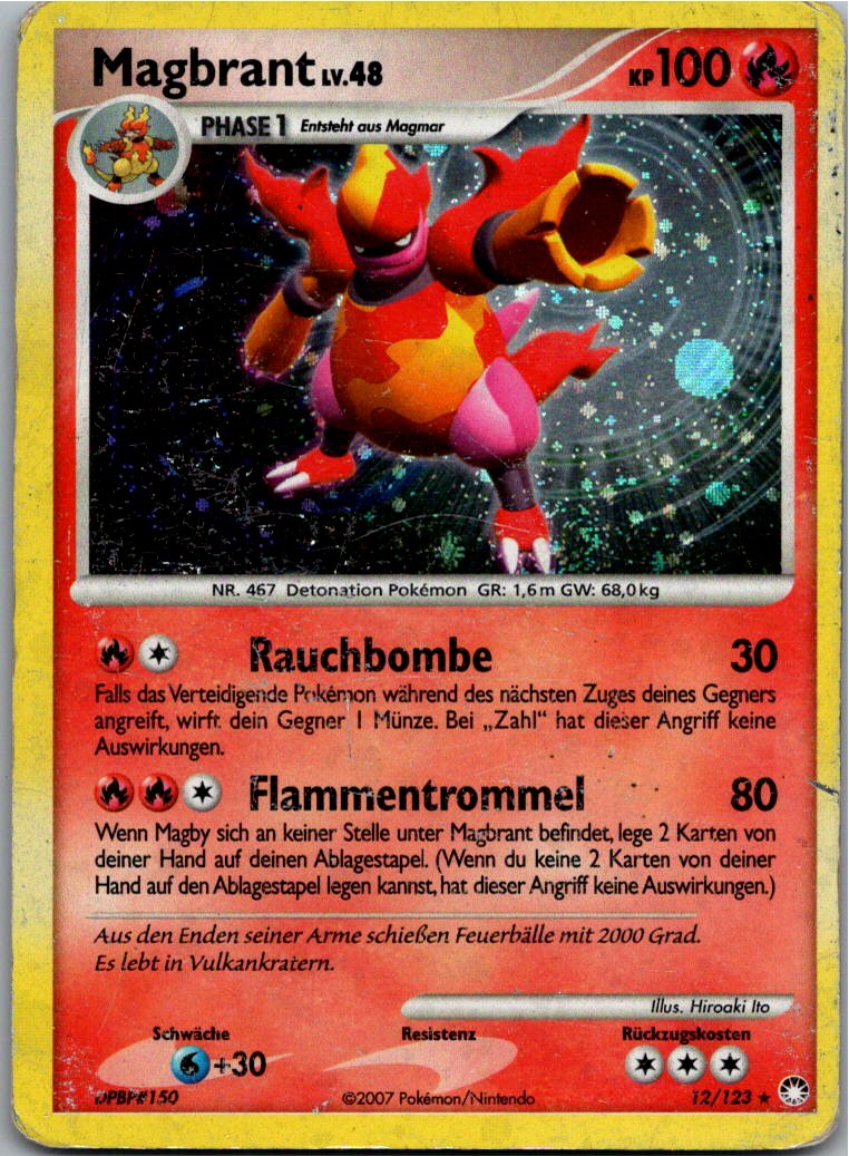 Magbrant 12/123 Geheimnisvolle Schätze – Vorderseite