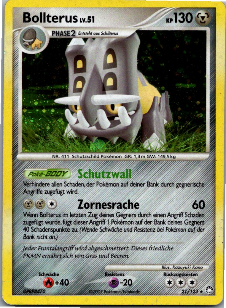 Bollterus 21/123 Geheimnisvolle Schätze – Vorderseite