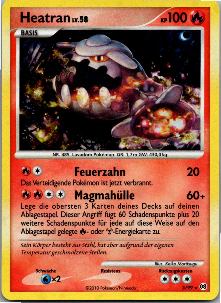 Heatran 3/99 Arceus – Vorderseite