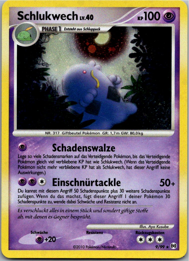 Schlukwech 9/99 Arceus – Vorderseite