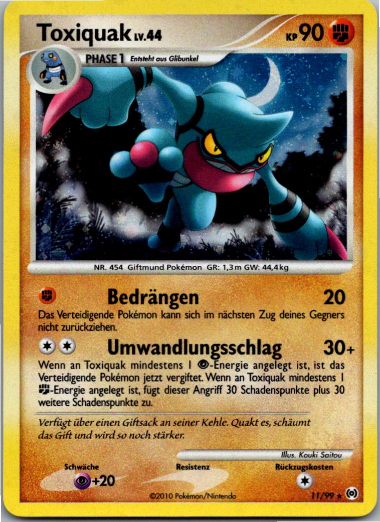 Toxiquak 11/99 Arceus – Vorderseite