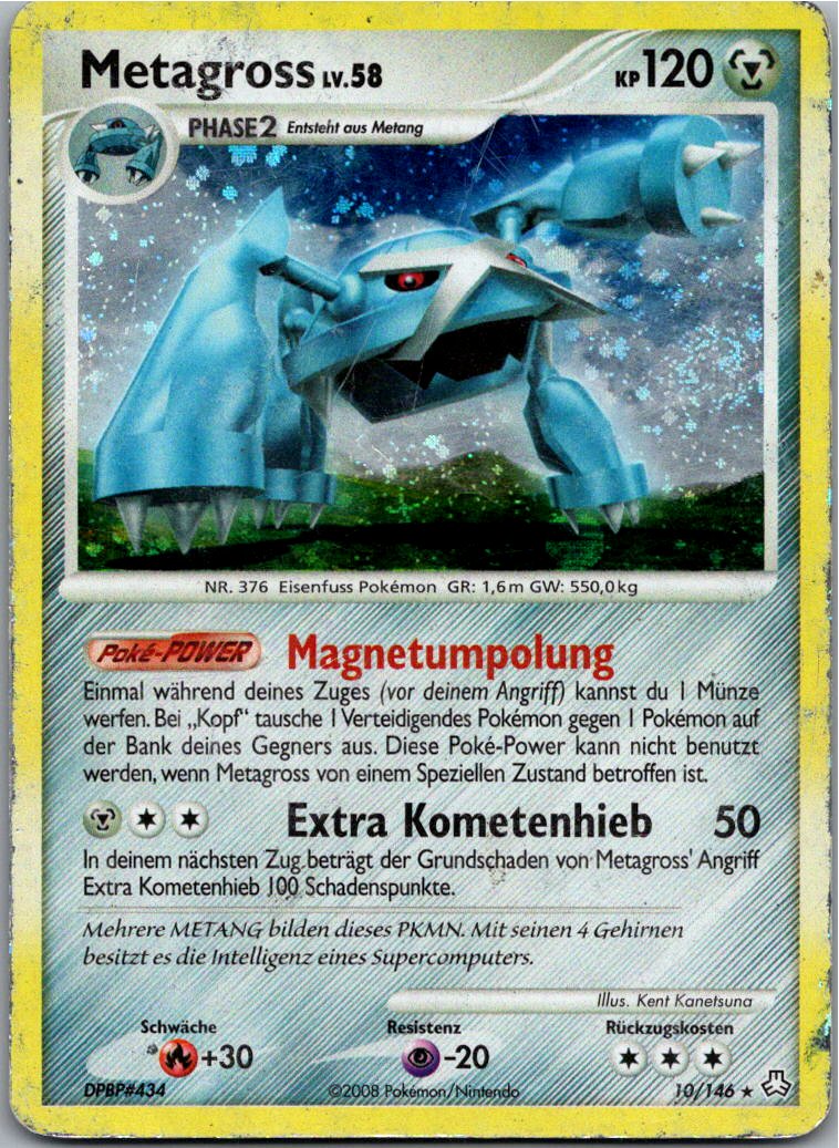 Metagross 10/146 Erwachte Legenden – Vorderseite
