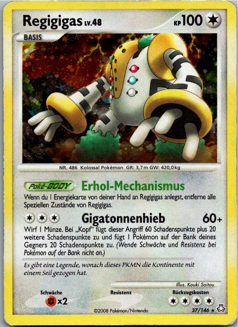 Regigigas 37/146 Erwachte Legenden – Vorderseite