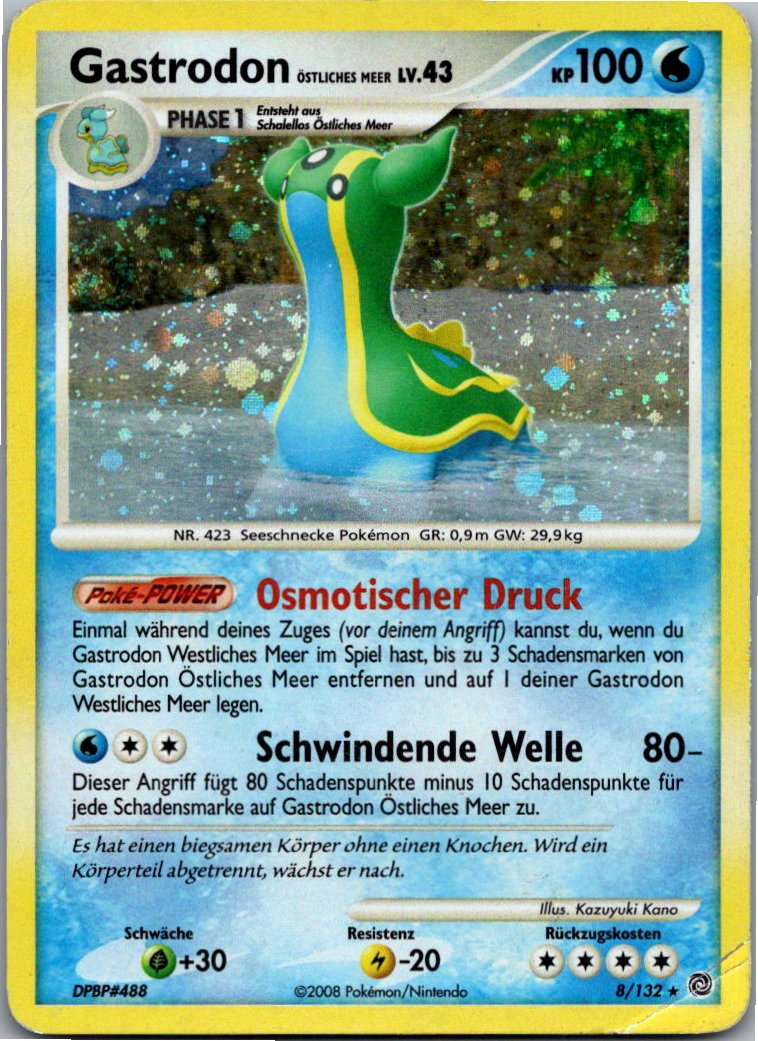 Gastrodon Östliches Meer 8/132 Rätselhafte Wunder – Vorderseite