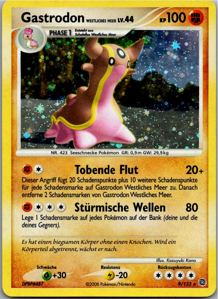 Gastrodon Westliches Meer 9/132 Rätselhafte Wunder – Vorderseite