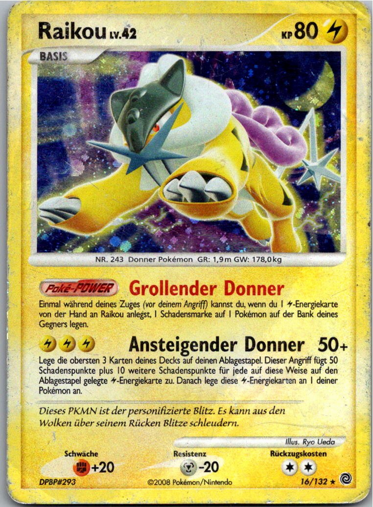Raikou 16/132 Rätselhafte Wunder – Vorderseite
