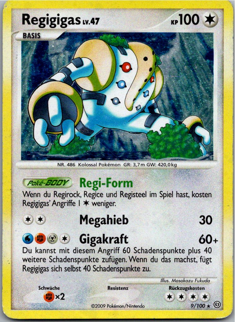 Regigigas 9/100 Sturmtief – Vorderseite