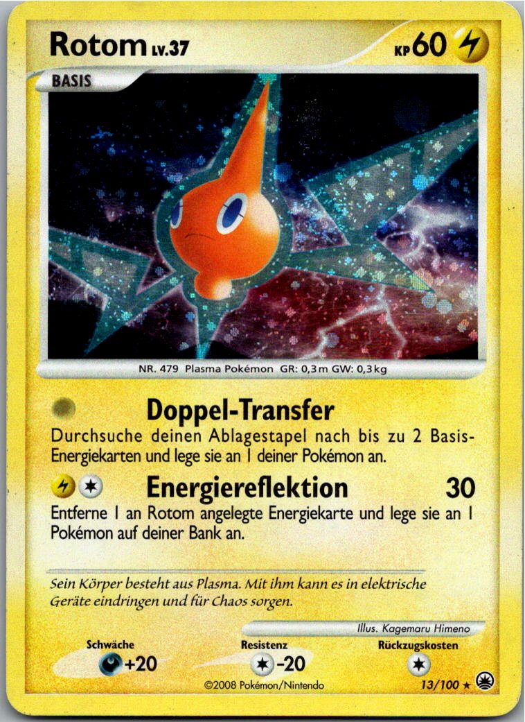 Rotom 13/100 Majestätischer Morgen – Vorderseite