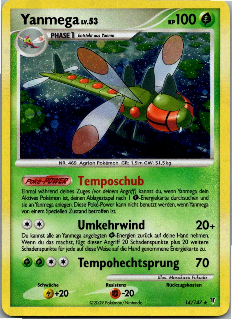 Yanmega 14/147 Ultimative Sieger – Vorderseite