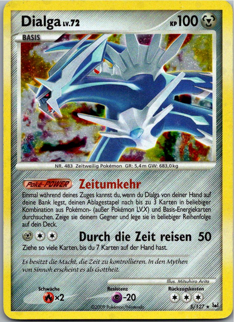 Dialga 5/127 Platin – Vorderseite