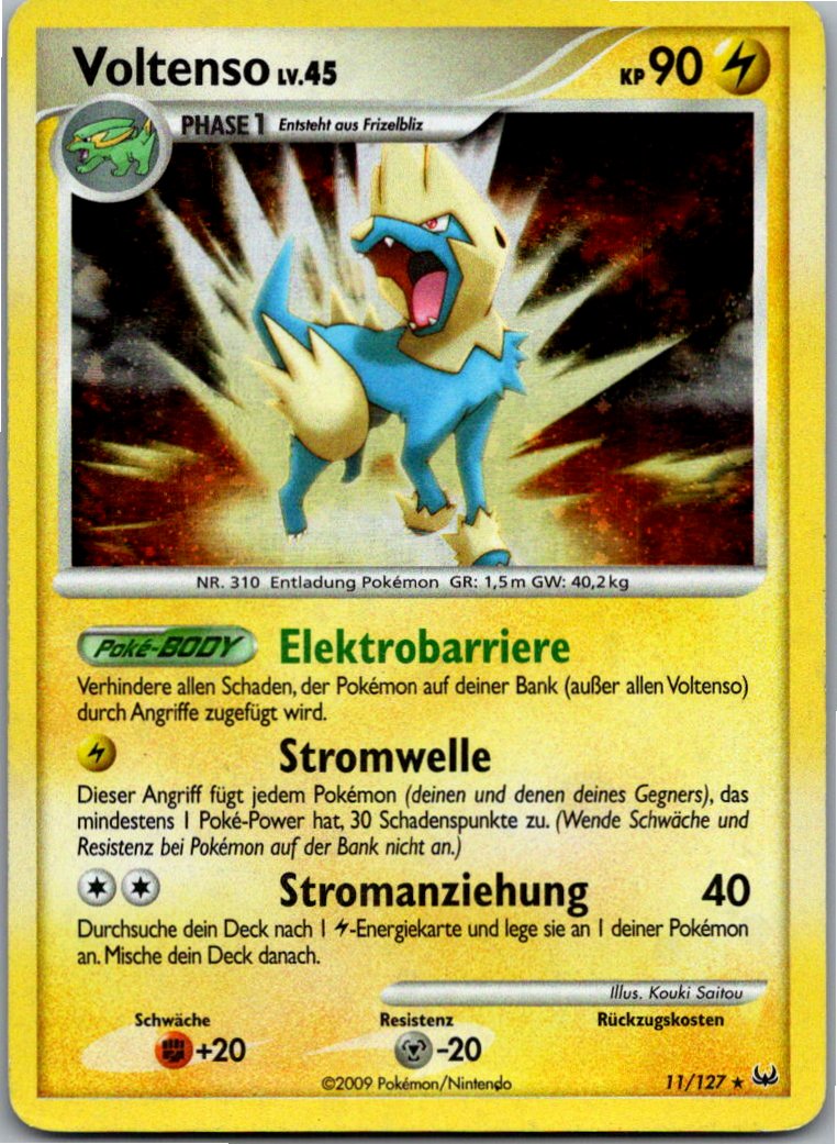 Voltenso 11/127 Platin – Vorderseite