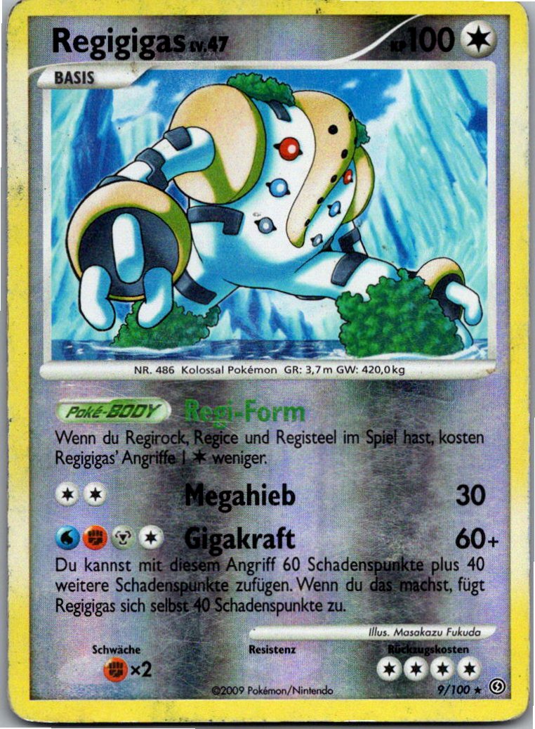 Regigigas 9/100 Sturmtief – Vorderseite