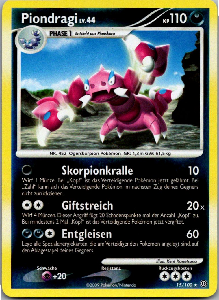 Piondragi 15/100 Sturmtief – Vorderseite