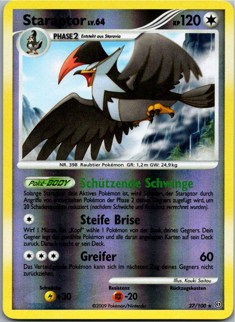 Staraptor 27/100 Sturmtief – Vorderseite