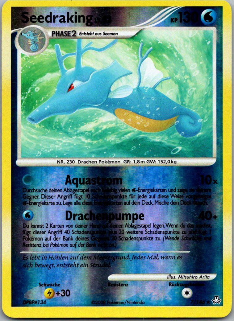 Seedraking 7/146 Erwachte Legenden – Vorderseite