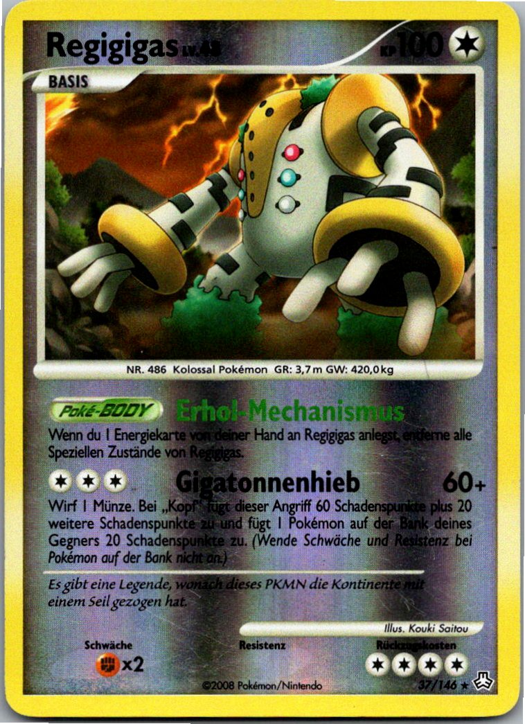 Regigigas 37/146 Erwachte Legenden – Vorderseite