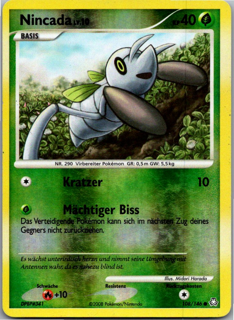 Nincada 108/146 Erwachte Legenden – Vorderseite