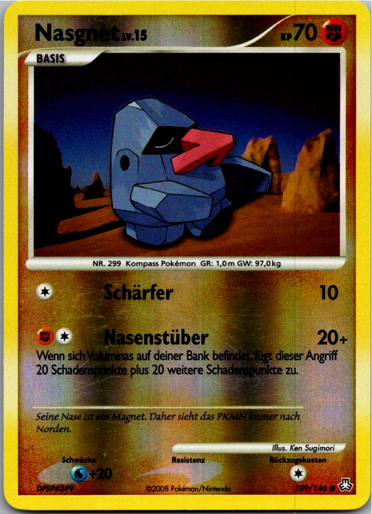 Nasgnet 109/146 Erwachte Legenden – Vorderseite