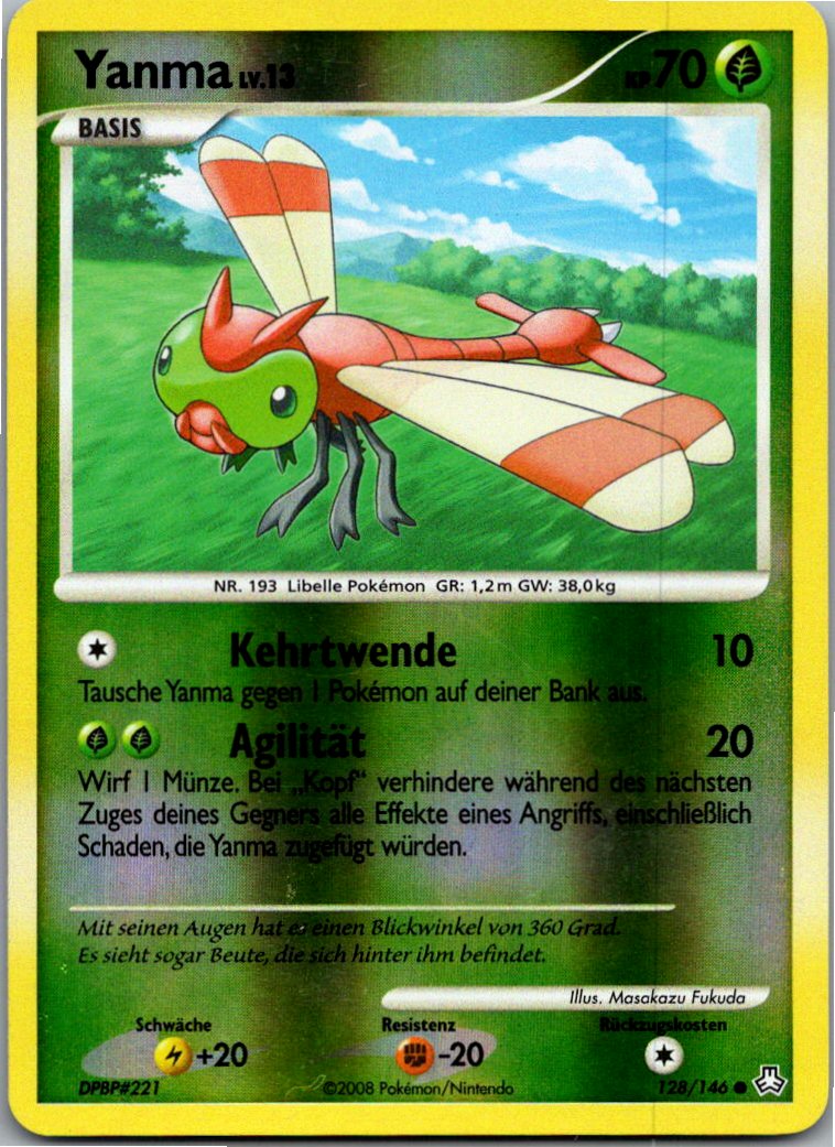 Yanma 128/146 Erwachte Legenden – Vorderseite