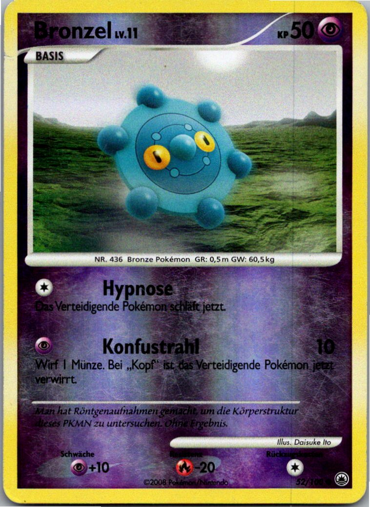 Bronzel 52/100 Majestätischer Morgen – Vorderseite
