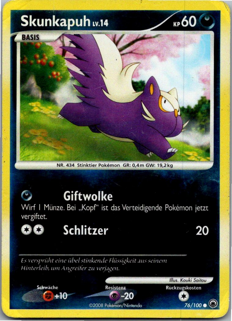 Skunkapuh 76/100 Majestätischer Morgen – Vorderseite