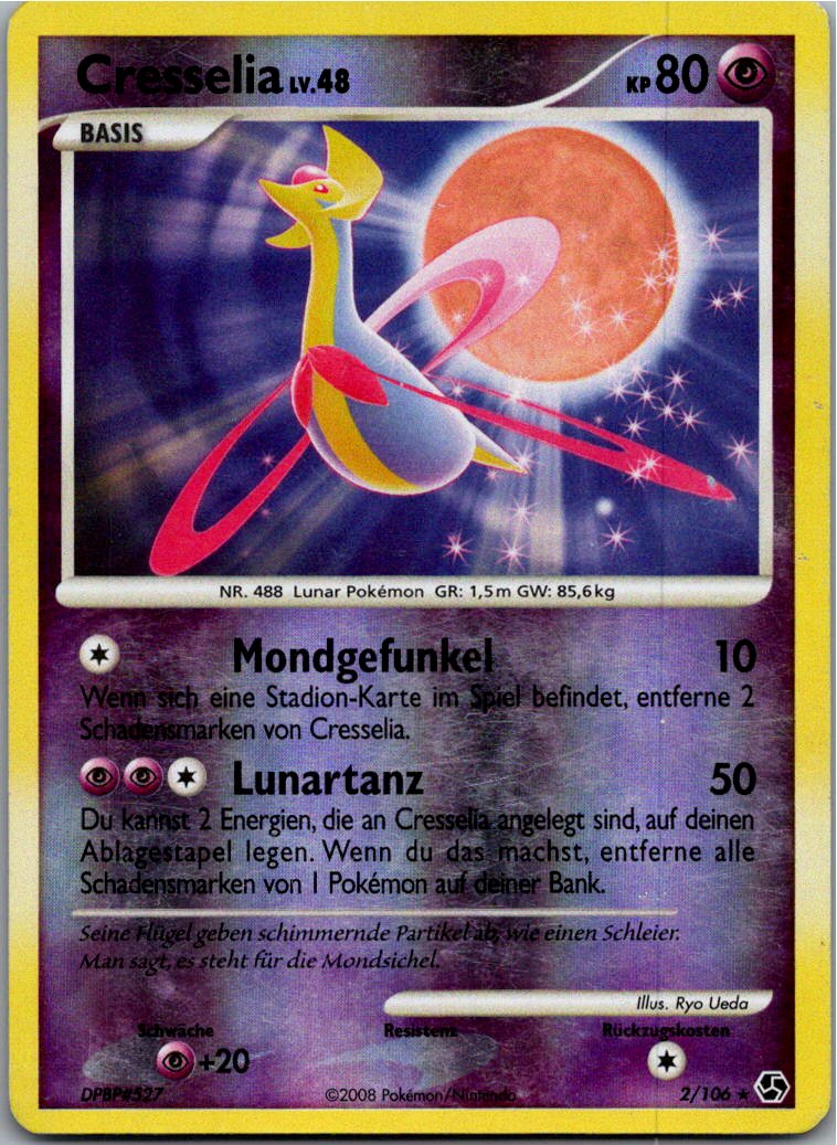 Cresselia 2/106 Epische Begegnungen – Vorderseite