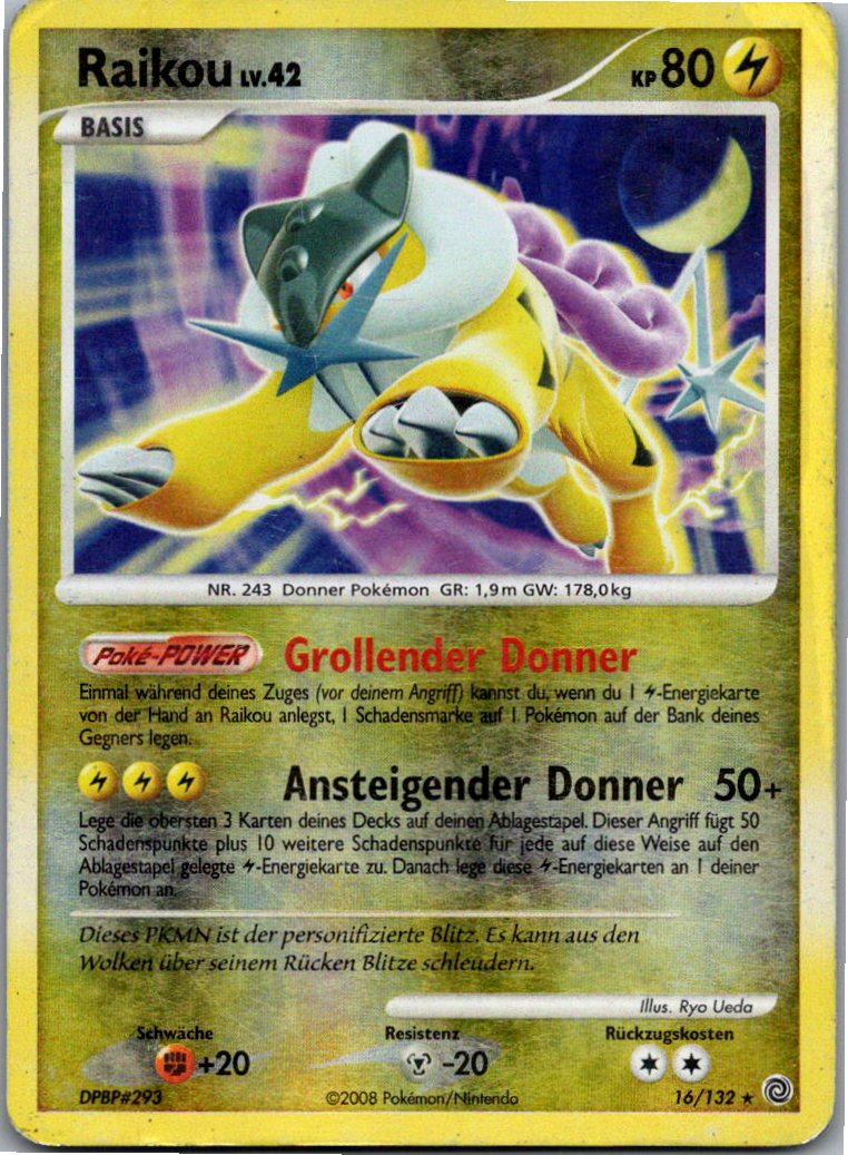 Raikou 16/132 Rätselhafte Wunder – Vorderseite