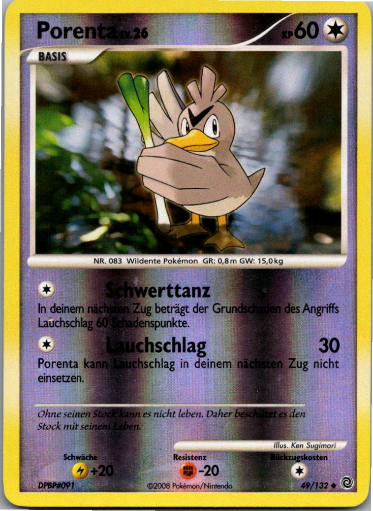 Porenta 49/132 Rätselhafte Wunder – Vorderseite