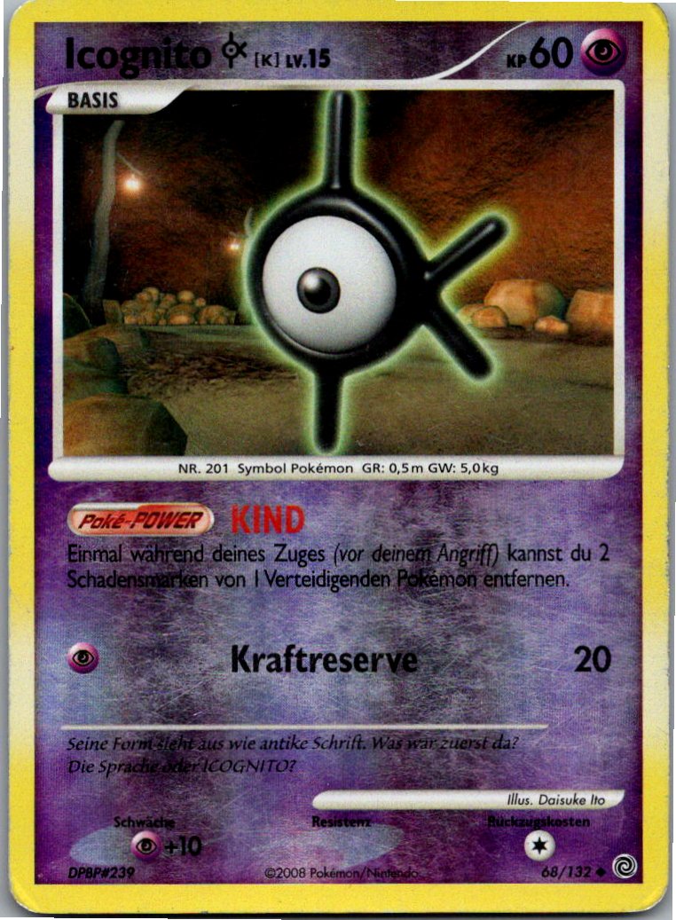 Icognito K 68/132 Rätselhafte Wunder – Vorderseite