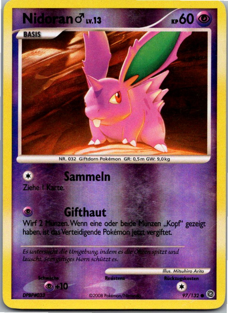 Nidoran 97/132 Rätselhafte Wunder – Vorderseite
