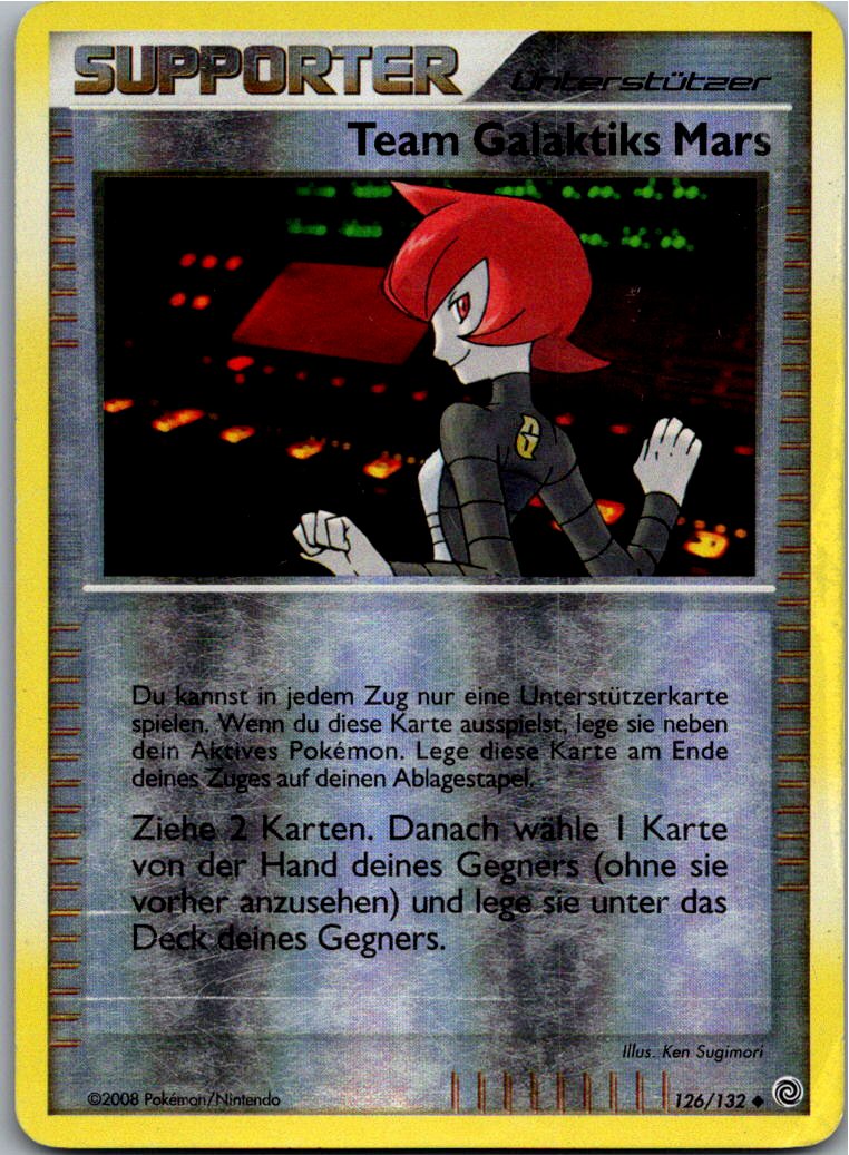 Team Galaktiks Mars 126/132 Rätselhafte Wunder – Vorderseite