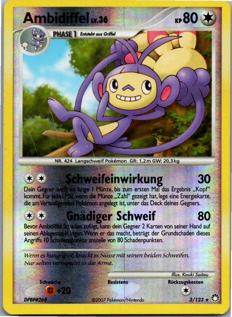 Ambidiffel 3/123 Geheimnisvolle Schätze – Vorderseite