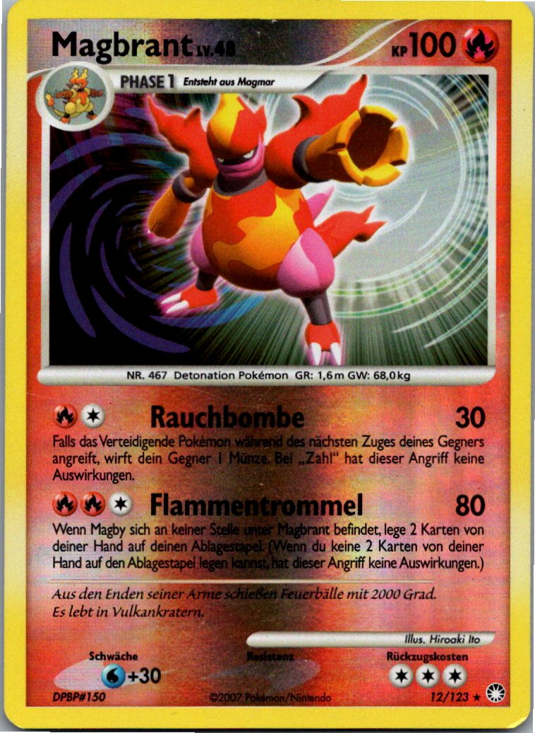 Magbrant 12/123 Geheimnisvolle Schätze – Vorderseite