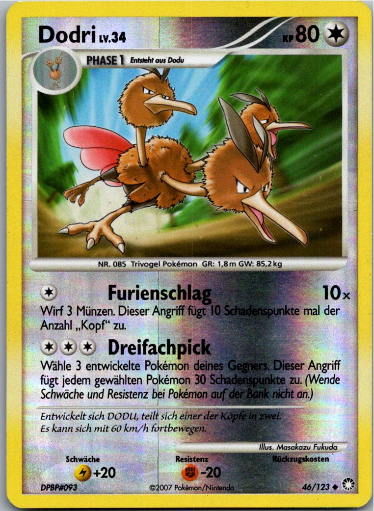 Dodri 46/123 Geheimnisvolle Schätze – Vorderseite