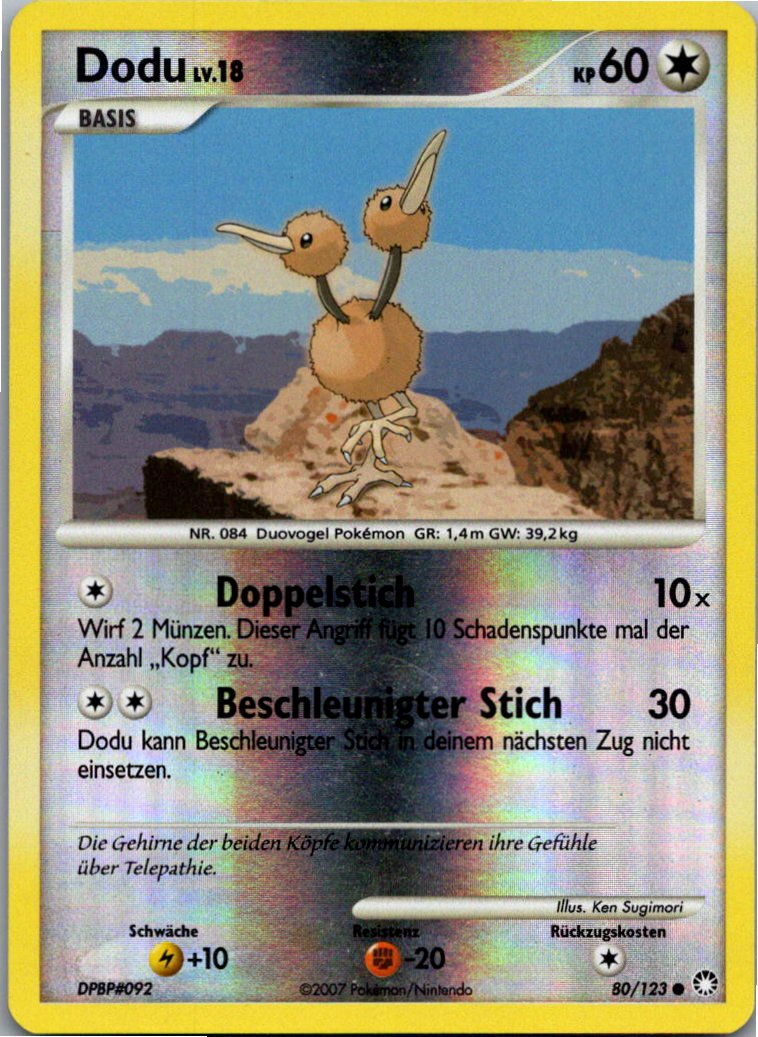 Dodu 80/123 Geheimnisvolle Schätze – Vorderseite
