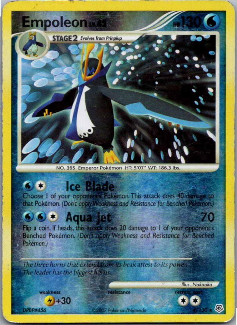Empoleon Impoleon 4/130 Diamant & Perl – Vorderseite