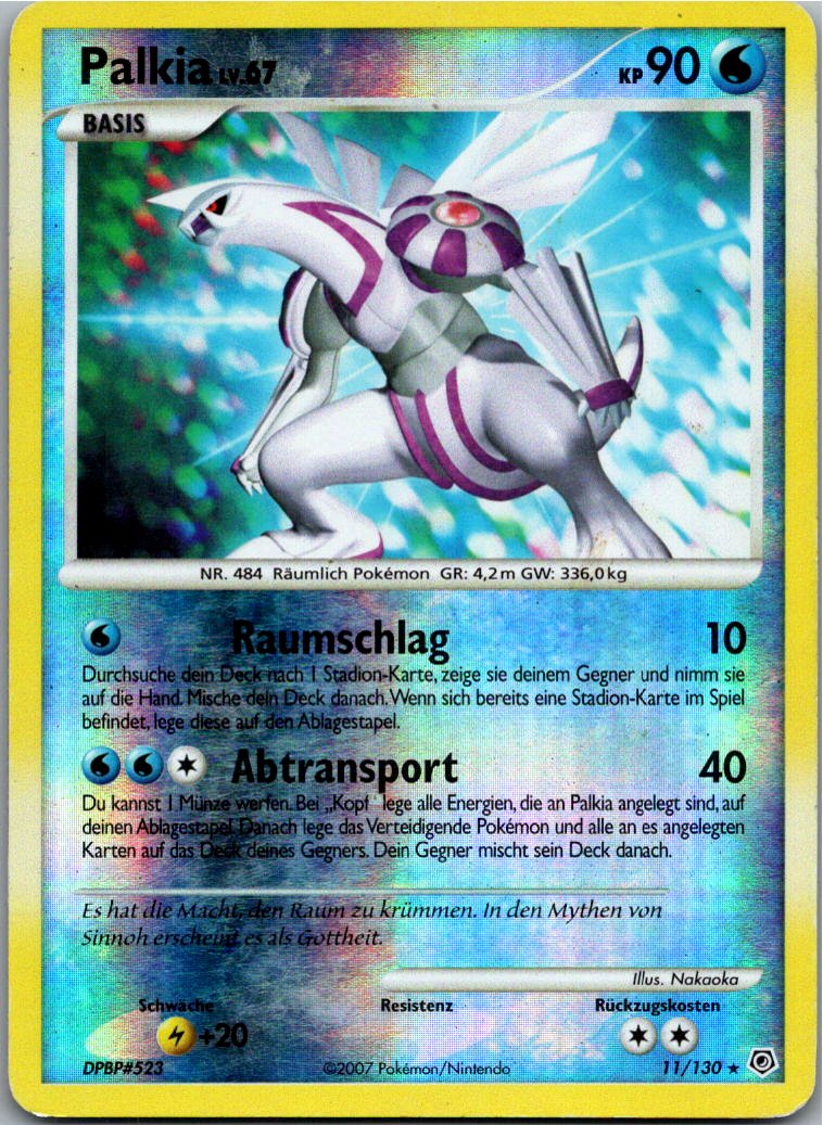 Palkia 11/130 Diamant & Perl – Vorderseite