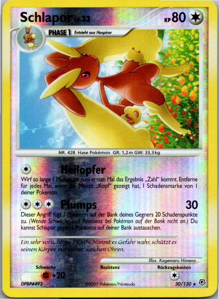 Schlapor 30/130 Diamant & Perl – Vorderseite