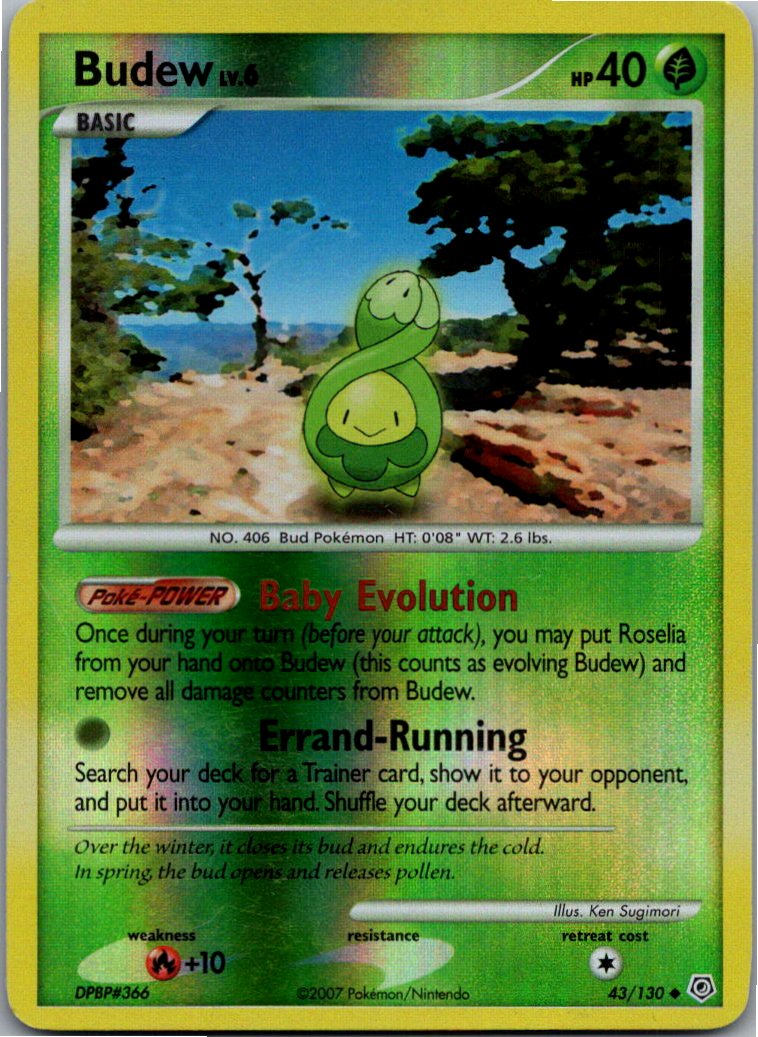 Budew Knospi 43/130 Diamant & Perl – Vorderseite
