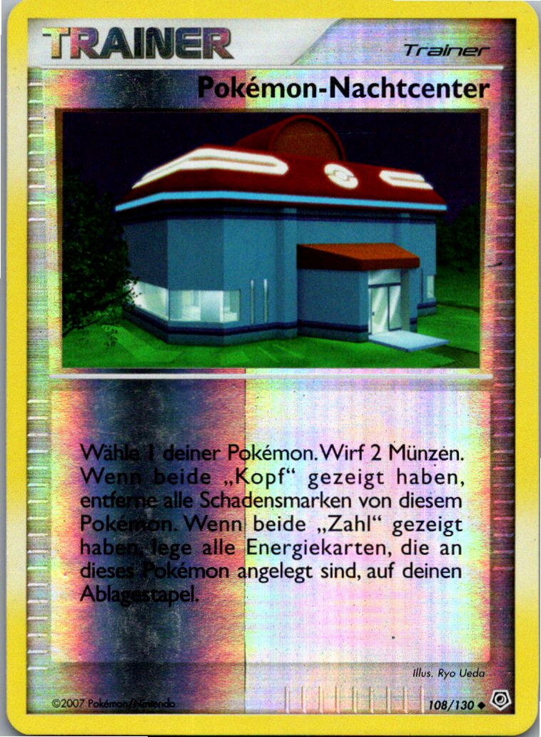 Pokémon-Nachtcenter 108/130 Diamant & Perl – Vorderseite
